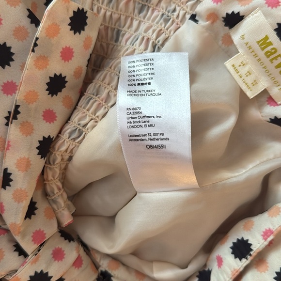 Maeve One Shoulder Polka Dot Bow Front Top Anthropologie Blouse 6 - Picture 7 of 7